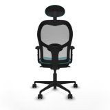 Kontorstol med hovedg�rde Jorquera Piqueras y Crespo 2D036N1 Turkisbl� #5