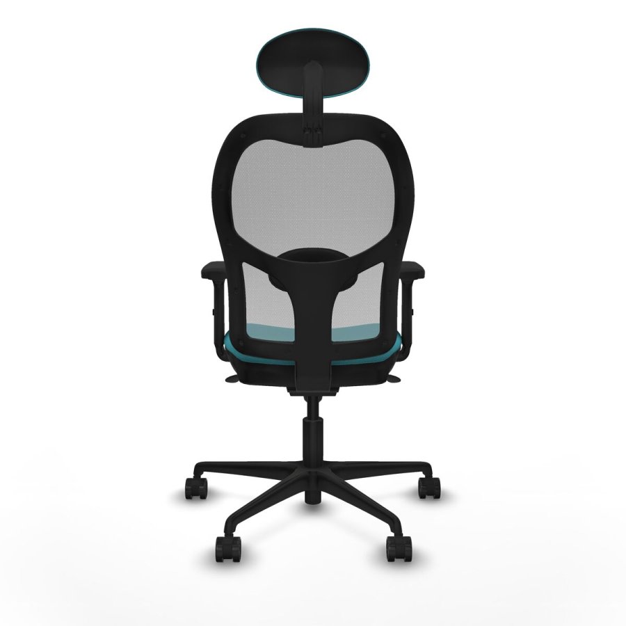 Kontorstol med hovedg�rde Jorquera Piqueras y Crespo 2D036N1 Turkisbl� #5