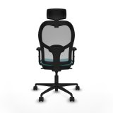 Kontorstol med hovedg�rde Jorquera Piqueras y Crespo 2D036N2 Turkisbl� #5