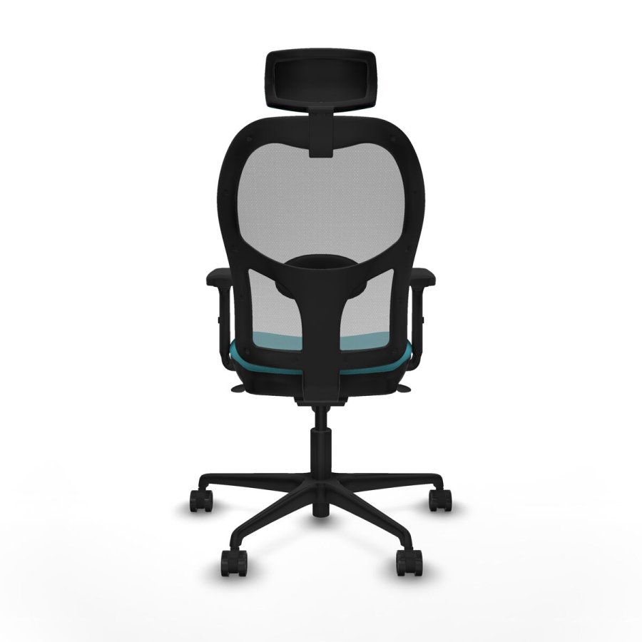 Kontorstol med hovedg�rde Jorquera Piqueras y Crespo 2D036N2 Turkisbl� #5