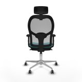 Kontorstol med hovedg�rde Jorquera Piqueras y Crespo 2D086G2 Turkisbl� #5