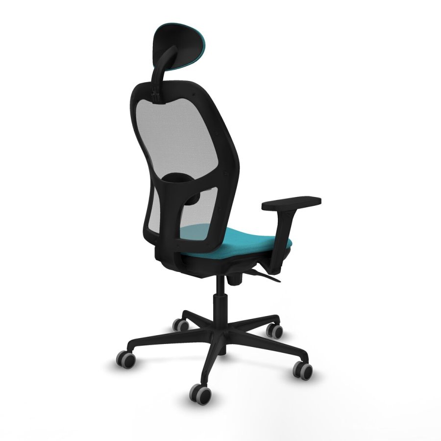 Kontorstol med hovedg�rde Jorquera Piqueras y Crespo 3D036G1 Turkisbl� #6