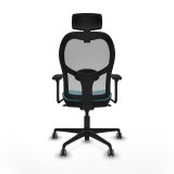 Kontorstol med hovedg�rde Jorquera Piqueras y Crespo 3D036G2 Turkisbl� #5