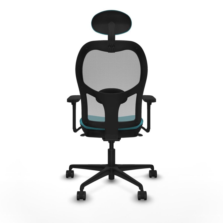 Kontorstol med hovedg�rde Jorquera Piqueras y Crespo 3D036N1 Turkisbl� #5