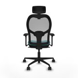 Kontorstol med hovedg�rde Jorquera Piqueras y Crespo 3D036N2 Turkisbl� #5