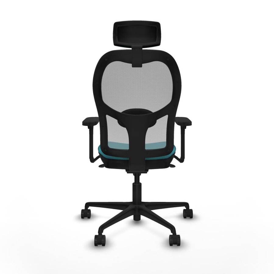 Kontorstol med hovedg�rde Jorquera Piqueras y Crespo 3D036N2 Turkisbl� #5