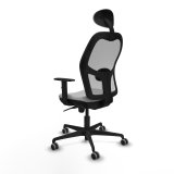 Kontorstol med hovedg�rde Jorquera Piqueras y Crespo 1D036G1 Lysegr� #4