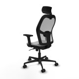 Kontorstol med hovedg�rde Jorquera Piqueras y Crespo 2D036N2 Lysegr� #4