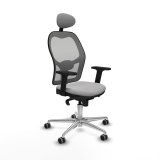 Kontorstol med hovedg�rde Jorquera Piqueras y Crespo 2D086G1 Lysegr� #1