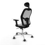 Kontorstol med hovedg�rde Jorquera Piqueras y Crespo 2D086G1 Lysegr� #4