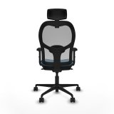 Kontorstol med hovedg�rde Jorquera Piqueras y Crespo 2D036N2 Gr� Petroleum gr�n #5