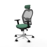 Kontorstol med hovedg�rde Piqueras y Crespo 2D086N2 Smaragdgr�n #2