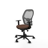 Kontorstol Piqueras y Crespo 1D036N0 Gr� M�rkebrun #2