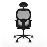 Kontorstol med hovedg�rde Piqueras y Crespo 2D036N1 Gr� M�rkebrun #5