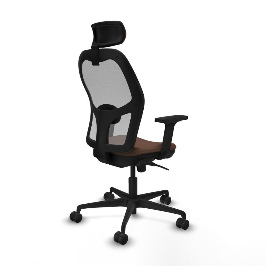 Kontorstol med hovedg�rde Piqueras y Crespo 2D036N2 Gr� M�rkebrun #6