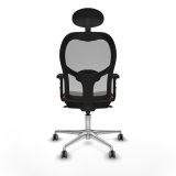 Kontorstol med hovedg�rde Piqueras y Crespo 2D086G1 Gr� M�rkebrun #5