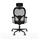 Kontorstol med hovedg�rde Piqueras y Crespo 3D036G2 Gr� M�rkebrun #5