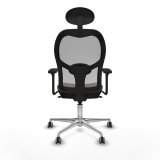 Kontorstol med hovedg�rde Piqueras y Crespo 3D086G1 Gr� M�rkebrun #5