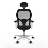 Kontorstol med hovedg�rde Piqueras y Crespo 3D086N1 Gr� M�rkebrun #5