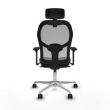 Kontorstol med hovedg�rde Piqueras y Crespo 3D086N2 Gr� M�rkebrun #5