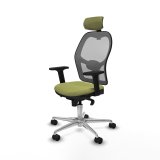 Kontorstol med hovedg�rde Piqueras y Crespo 2D086N2 Gr�n #2