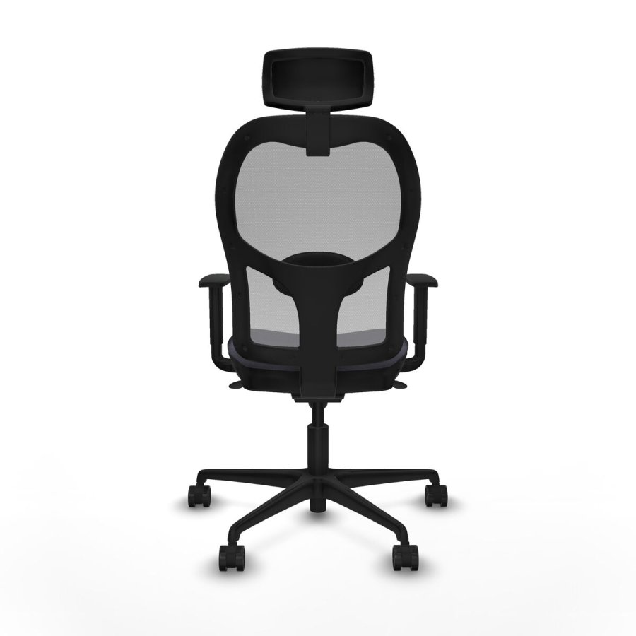 Kontorstol med hovedg�rde Piqueras y Crespo 1D036N2 M�rkegr� #5