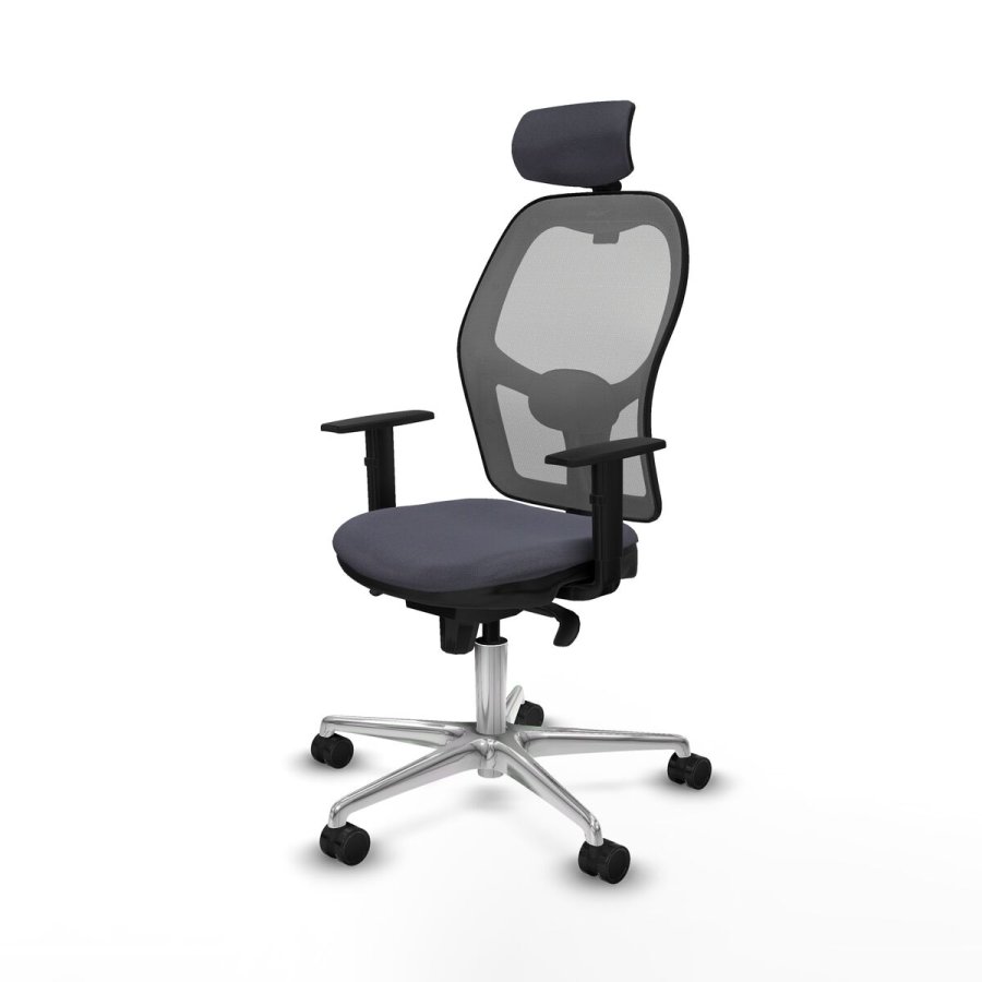 Kontorstol med hovedg�rde Piqueras y Crespo 1D086N2 M�rkegr� #2