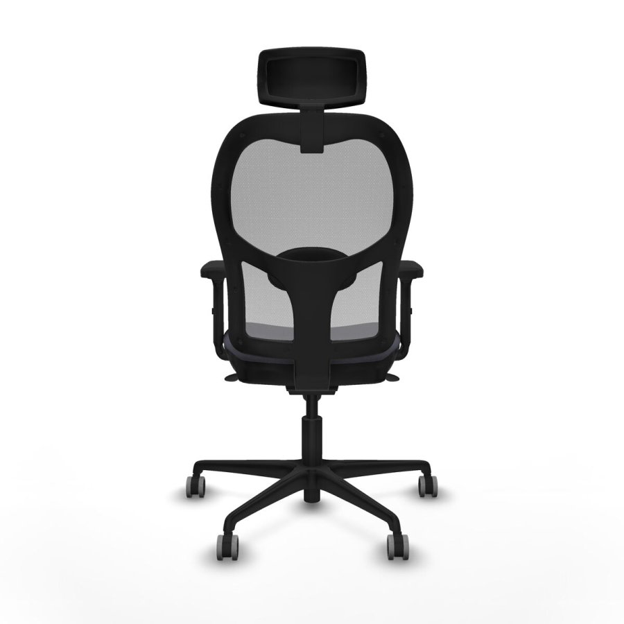 Kontorstol med hovedg�rde Piqueras y Crespo 2D036G2 M�rkegr� #5