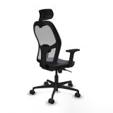 Kontorstol med hovedg�rde Piqueras y Crespo 2D036N2 M�rkegr� #5