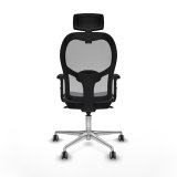 Kontorstol med hovedg�rde Piqueras y Crespo 2D086G2 M�rkegr� #5