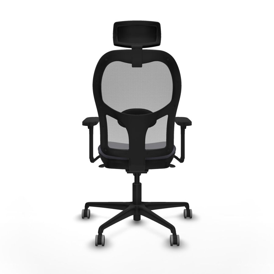 Kontorstol med hovedg�rde Piqueras y Crespo 3D036G2 M�rkegr� #5