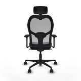 Kontorstol med hovedg�rde Piqueras y Crespo 3D036N2 M�rkegr� #5