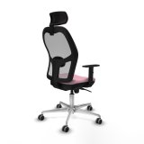 Kontorstol med hovedg�rde Piqueras y Crespo 1D086G2 Pink #6