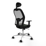 Kontorstol med hovedg�rde Jorquera Piqueras y Crespo 1D086N1 Sort #6