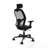 Kontorstol med hovedg�rde Piqueras y Crespo 2D036N2 Sort #6