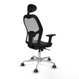 Kontorstol med hovedg�rde Piqueras y Crespo 2D086G1 Sort #6