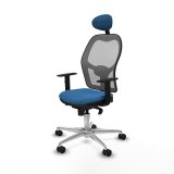 Kontorstol med hovedg�rde Jorquera Piqueras y Crespo 1D086N1 Lysebl� #2