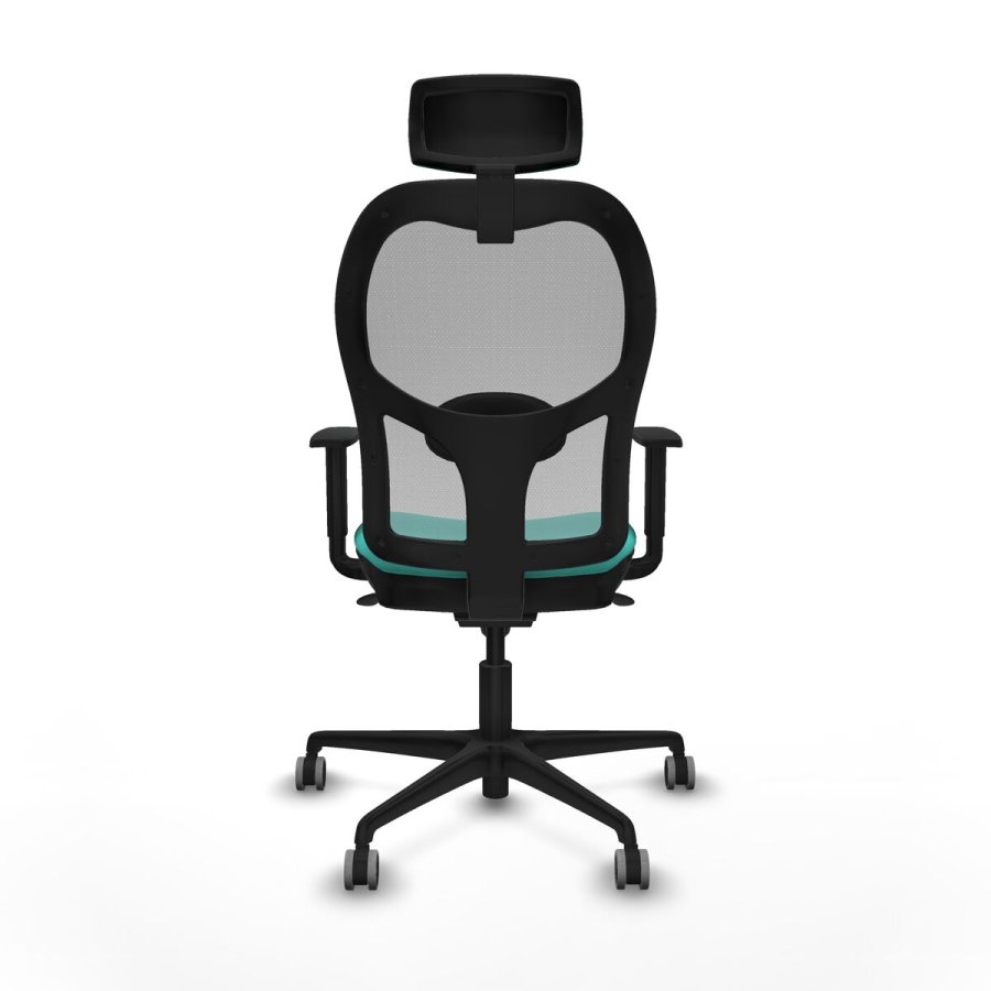 Kontorstol med hovedg�rde Jorquera Piqueras y Crespo 1D036G2 Turkisbl� #5