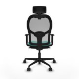 Kontorstol med hovedg�rde Jorquera Piqueras y Crespo 1D036N2 Turkisbl� #5