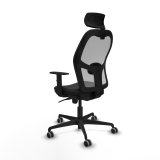 Kontorstol med hovedg�rde Jorquera Piqueras y Crespo 1D036G2 Sort #4