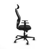 Kontorstol med hovedg�rde Jorquera Piqueras y Crespo 1D036G2 Sort #7