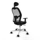 Kontorstol med hovedg�rde Jorquera Piqueras y Crespo 1D086N1 Sort #6