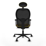 Kontorstol med hovedg�rde Jorquera Piqueras y Crespo 2D036N1 Gul #5