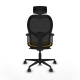 Kontorstol med hovedg�rde Jorquera Piqueras y Crespo 2D036N2 Gul #5