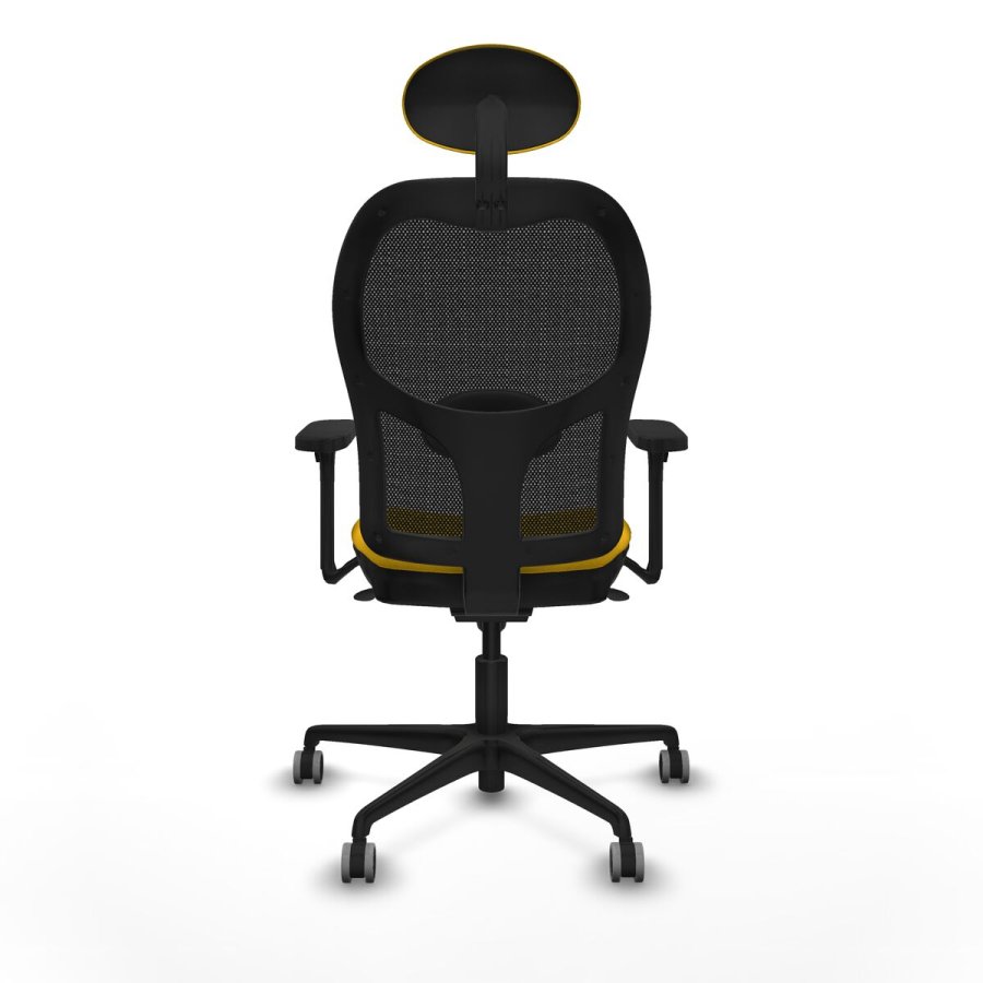 Kontorstol med hovedg�rde Jorquera Piqueras y Crespo 3D036G1 Gul #5