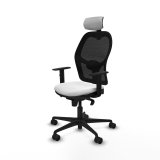 Kontorstol med hovedg�rde Piqueras y Crespo 1D036N2 Hvid #2