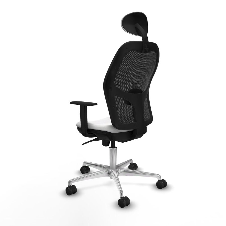 Kontorstol med hovedg�rde Jorquera Piqueras y Crespo 1D086N1 Hvid #4