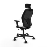 Kontorstol med hovedg�rde Piqueras y Crespo 2D036N2 Hvid #4