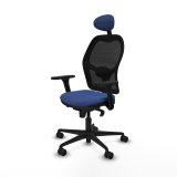 Kontorstol med hovedg�rde Jorquera Piqueras y Crespo 3D036N1 Marinebl� #2