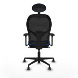 Kontorstol med hovedg�rde Jorquera Piqueras y Crespo 3D036G1 Bl� #5